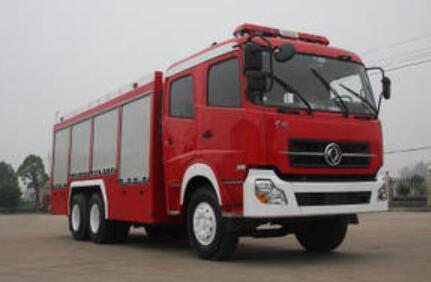 What are the specifications of the fire fighting truck?