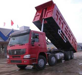 Sinotruk HOWO 8x4 371hp Front  Tipping Mining Tipper Truck