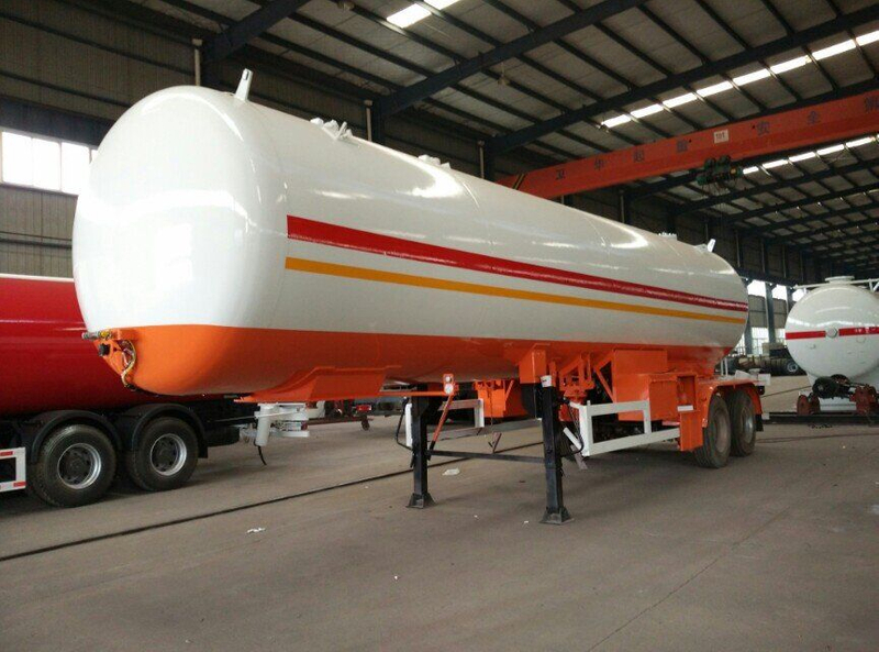 ASME 2 Axles 40cbm Lpg Tanker Semi Trailer for Africa Market