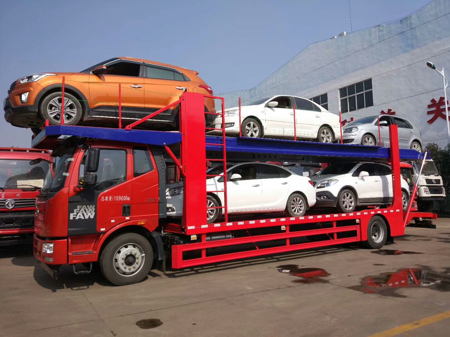 FAW 5 sets 8 sets Car Carrier Truck(vehicle transportation)