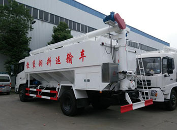 What is the main function of the bulk feed delivery truck?