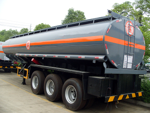 3axle 2axle 27000liter 27cbm chemical liquid CHL road tanker 38CBM Sulfuric Acid Tank Trailer