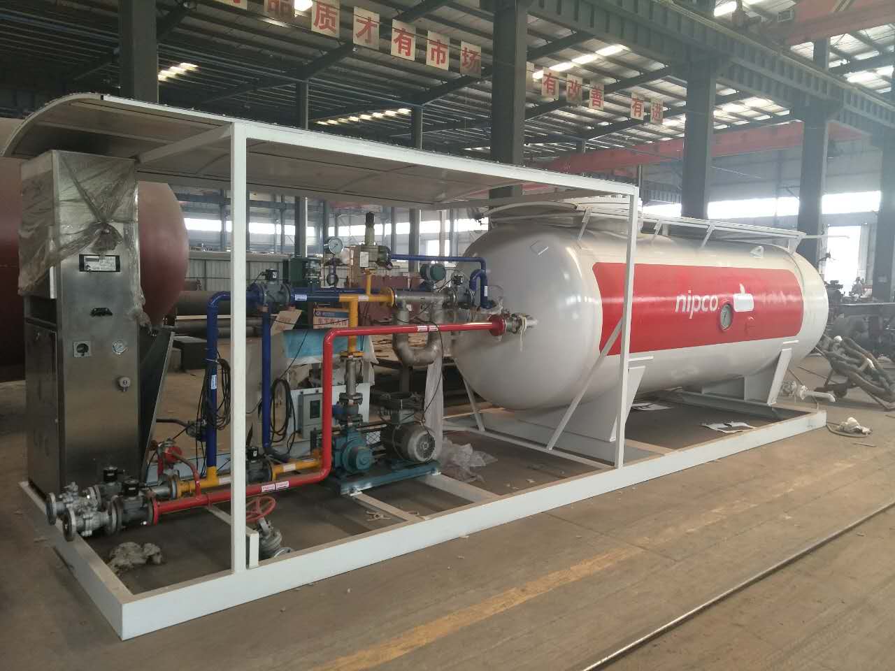 50000 Liters LPG Cylinder Filling Station for Africa Market