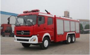 How fast is a fire fighting truck？