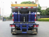 hook arm Diesel blue Dumper Garbage Truck