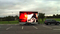 Traction Type Dual Sided P6 LED Advertising Cart Trailer