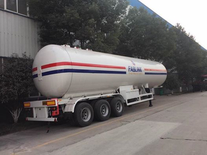 ASME Standard 3 Axles LPG Tanker Semi Trailer