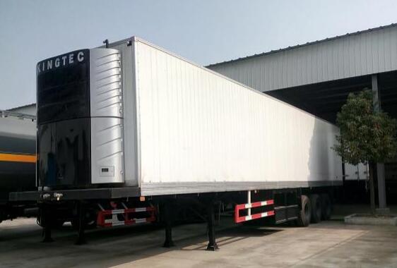3 axles Refrigerated Van 40FT Reefer 30tons cargo Semi Trailer 