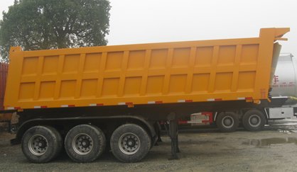 3 Axle 24CBM 40 Ton Tipping Dump Tipper Semi Trailer 