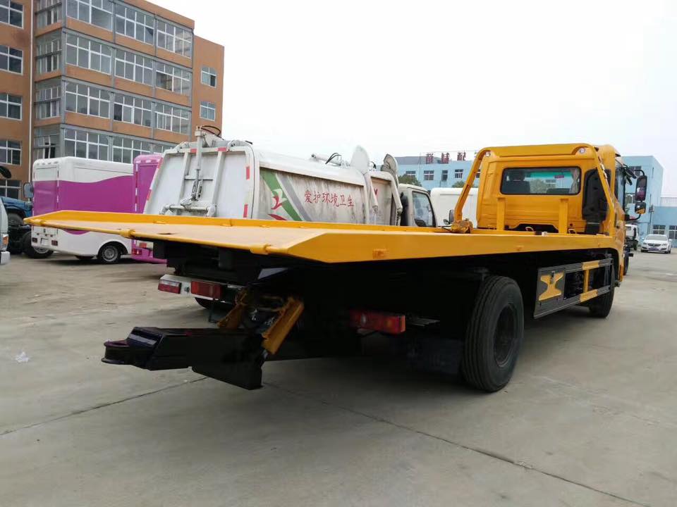 4tonnes Flat-bed Wrecker Tow Truck