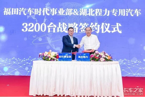 Foton&Forland Marketing department and CLW group held 3200 Units Chassis Direct Supply Partner Signing Ceremony in Xiamen